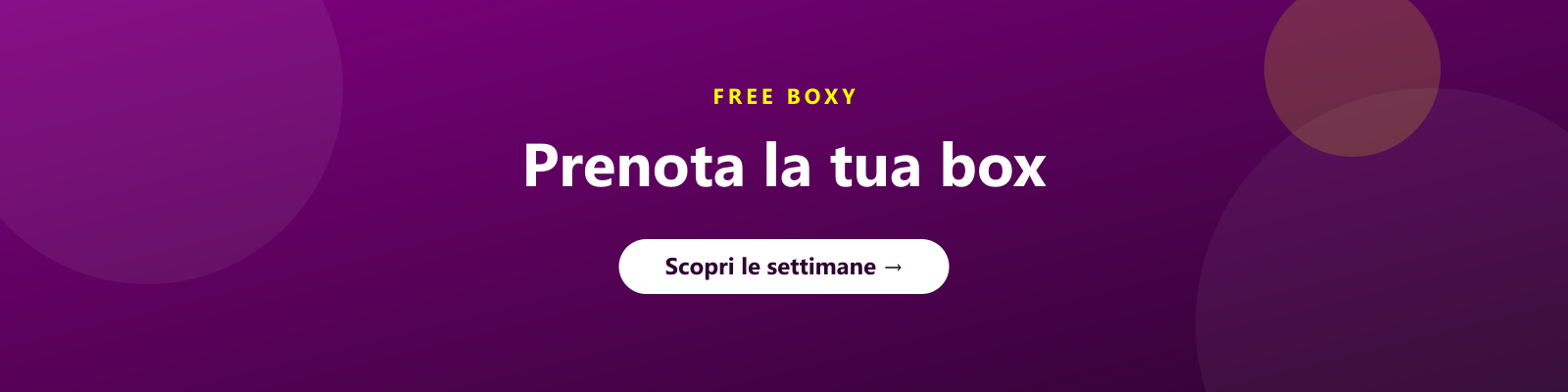 Prenota la tua box